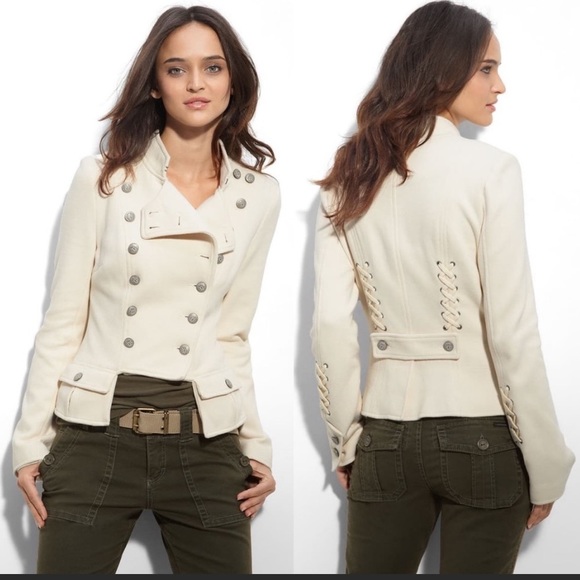 Free People Jackets & Blazers - Free People We The Free Majorette Jacket Cream 10